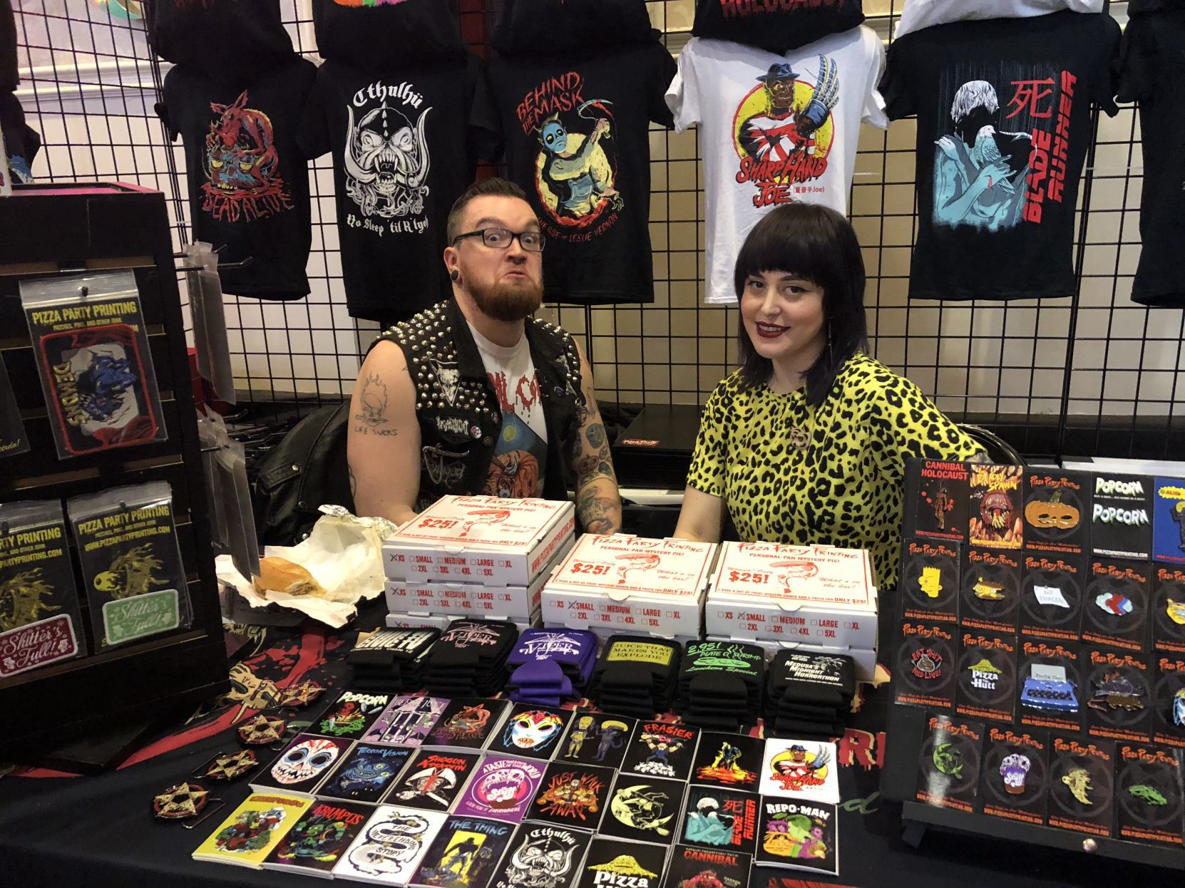 SEEN at New Jersey Horror Con and Film Festival at Showboat (print caption)